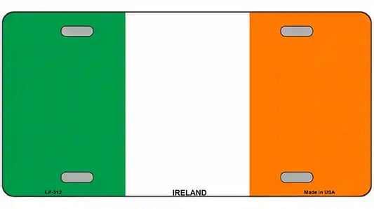 Ireland Flag Metal Novelty License Plate