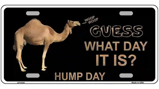 It Is Hump Day Metal Novelty License Plate