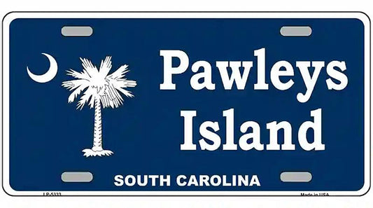 Pawleys Island Metal Novelty License Plate