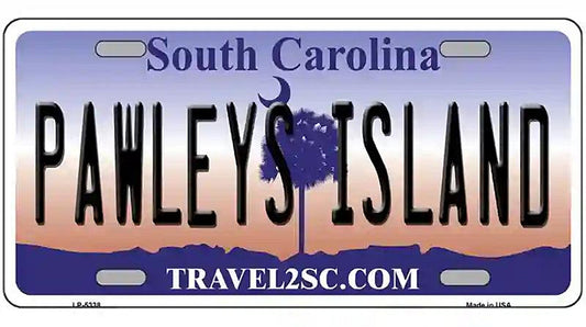 Pawleys Island South Carolina Metal Novelty License Plate