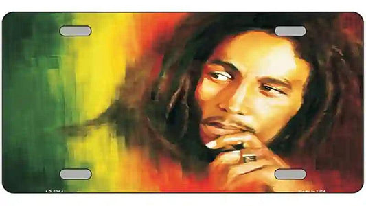 Bob Marley Novelty Metal License Plate