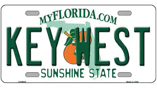 Key West Florida Novelty Metal License Plate