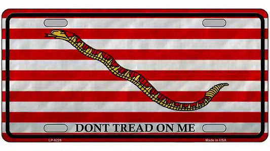 Dont Tread On Me Culpeper Novelty Metal License Plate