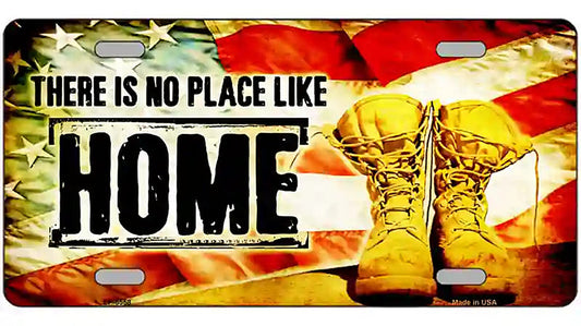 There Is No Place Like Home Metal Novelty License Plate