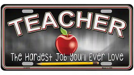 Teacher Metal Novelty License Plate