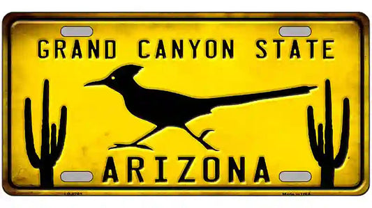Arizona Grand Canyon State Metal Novelty License Plate