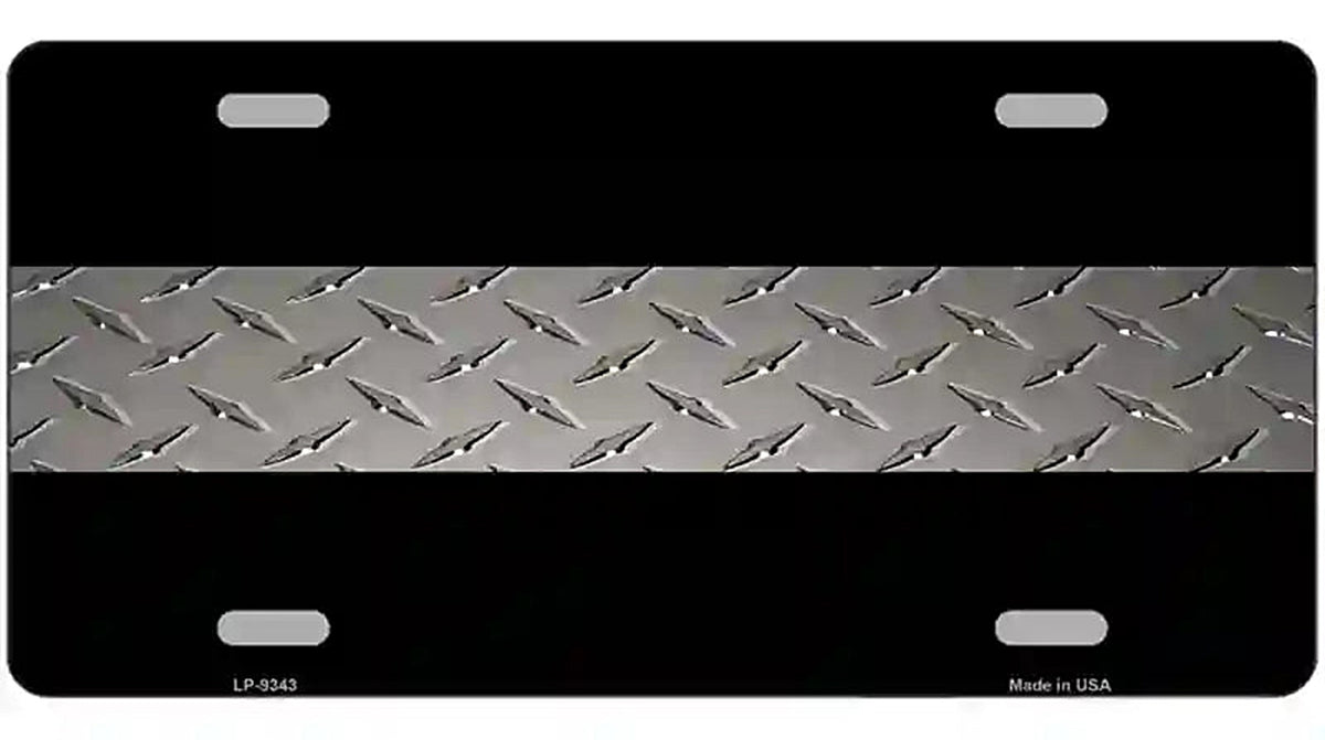 Corrections Diamond Metal Novelty License Plate