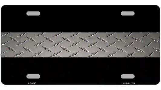 Corrections Diamond Metal Novelty License Plate
