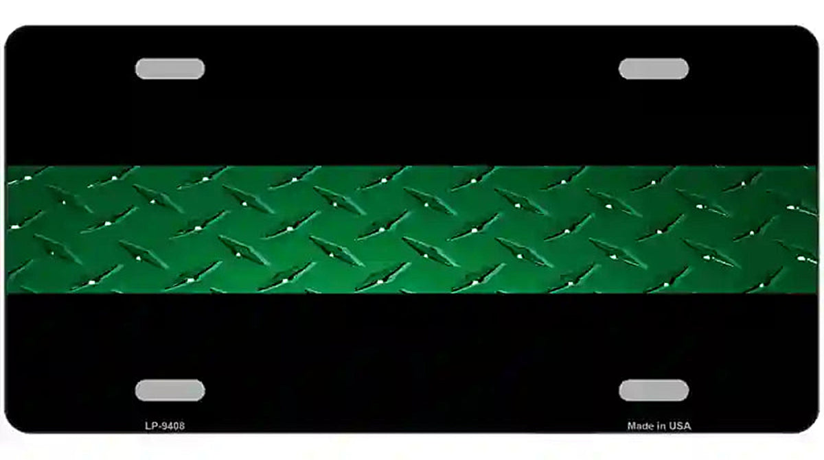 Federal Agents Diamond Novelty Metal License Plate