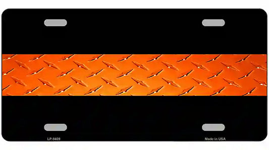 Rescue Personnel Diamond Novelty Metal License Plate