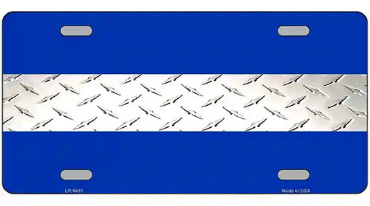 Emergency Medical Services Diamond Novelty Metal License Plate