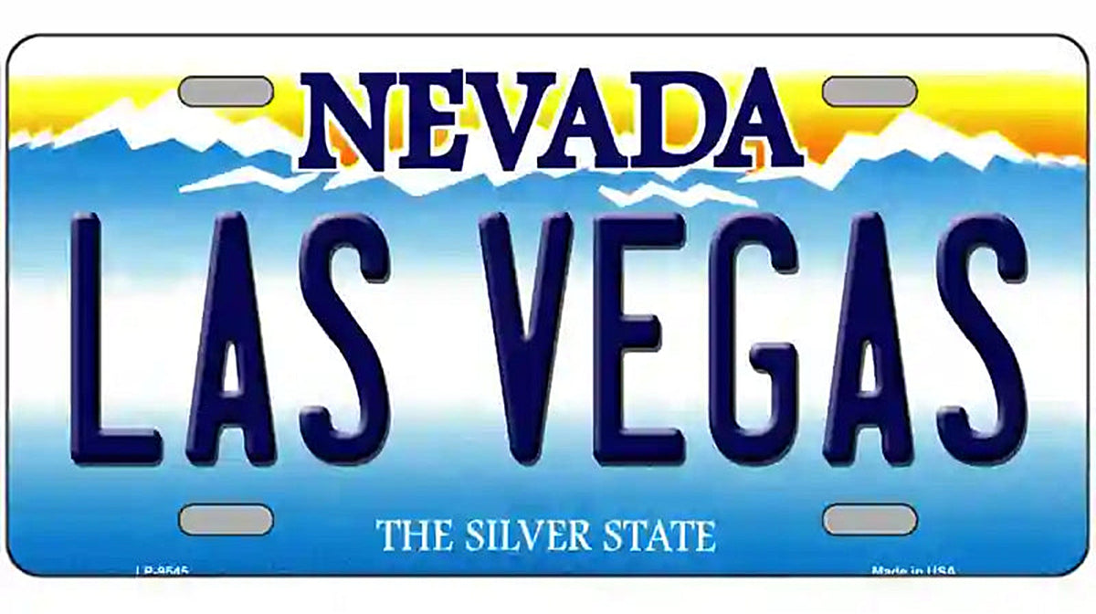 Las Vegas Nevada Novelty Metal License Plate