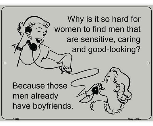 Why Is It So Hard For Women E-Cards Metal Novelty Parking Sign