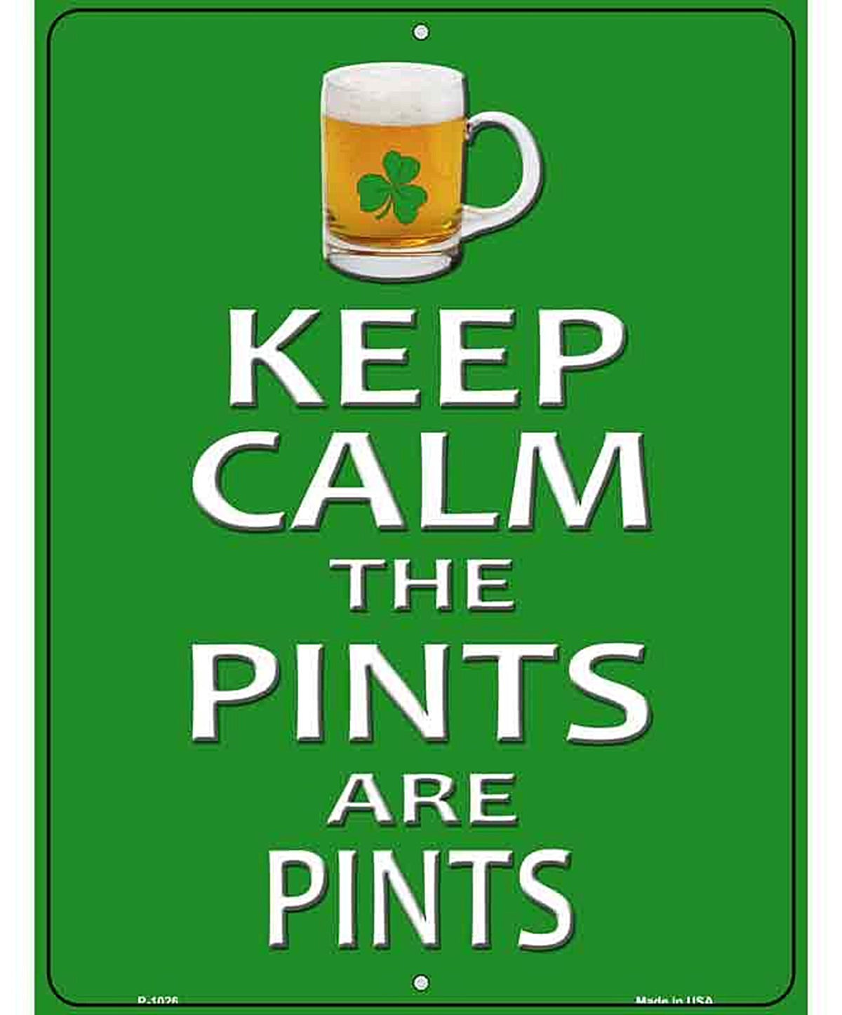 Pints Metal Novelty Parking Sign