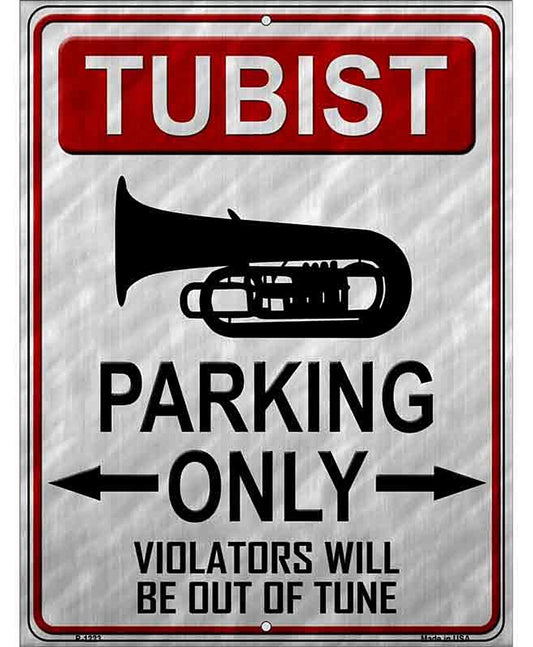 Tubaist Parking Metal Novelty Parking Sign
