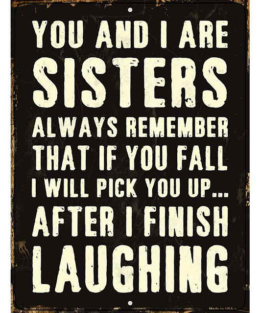 You And I Metal Novelty Parking Sign