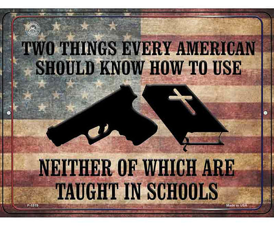 Every American Should Know How To Use Metal Novelty Parking Sign