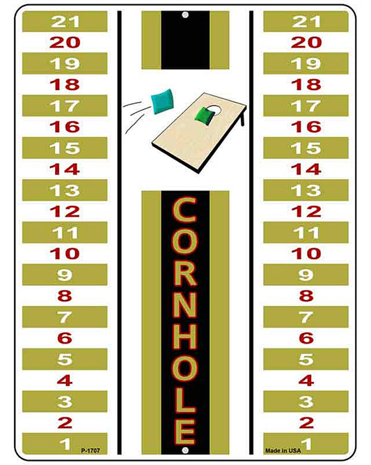 Cornhole Scoreboard Parking Sign Novelty