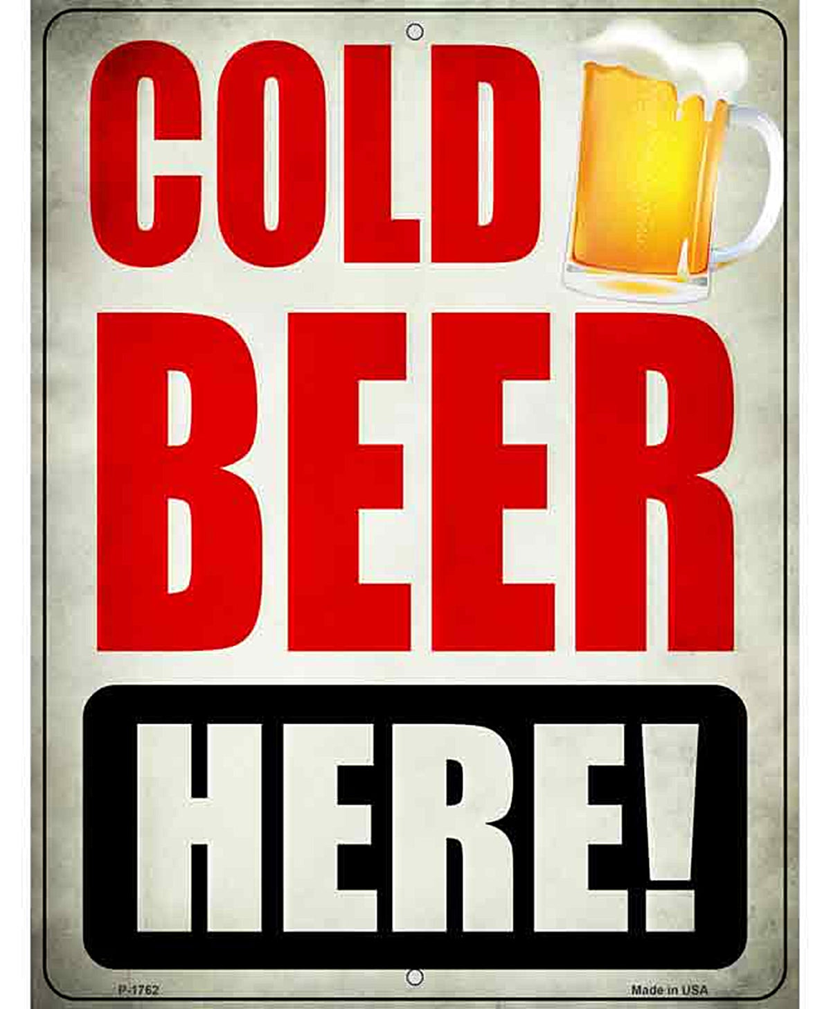 Cold Beer Here Novelty Parking Sign