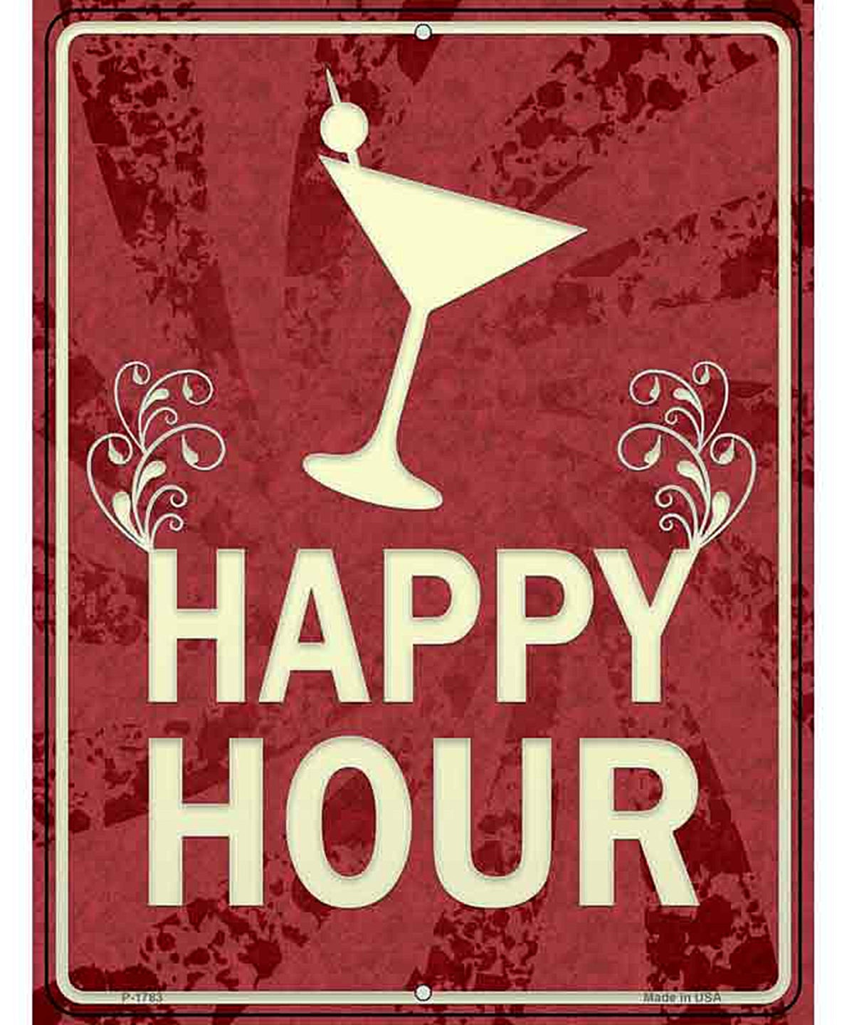 Happy Hour Novelty Parking Sign