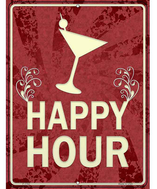 Happy Hour Novelty Parking Sign