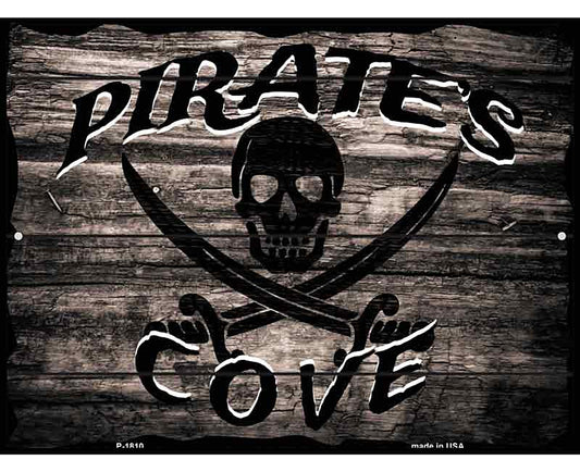Pirates Cove Parking Sign P-1810