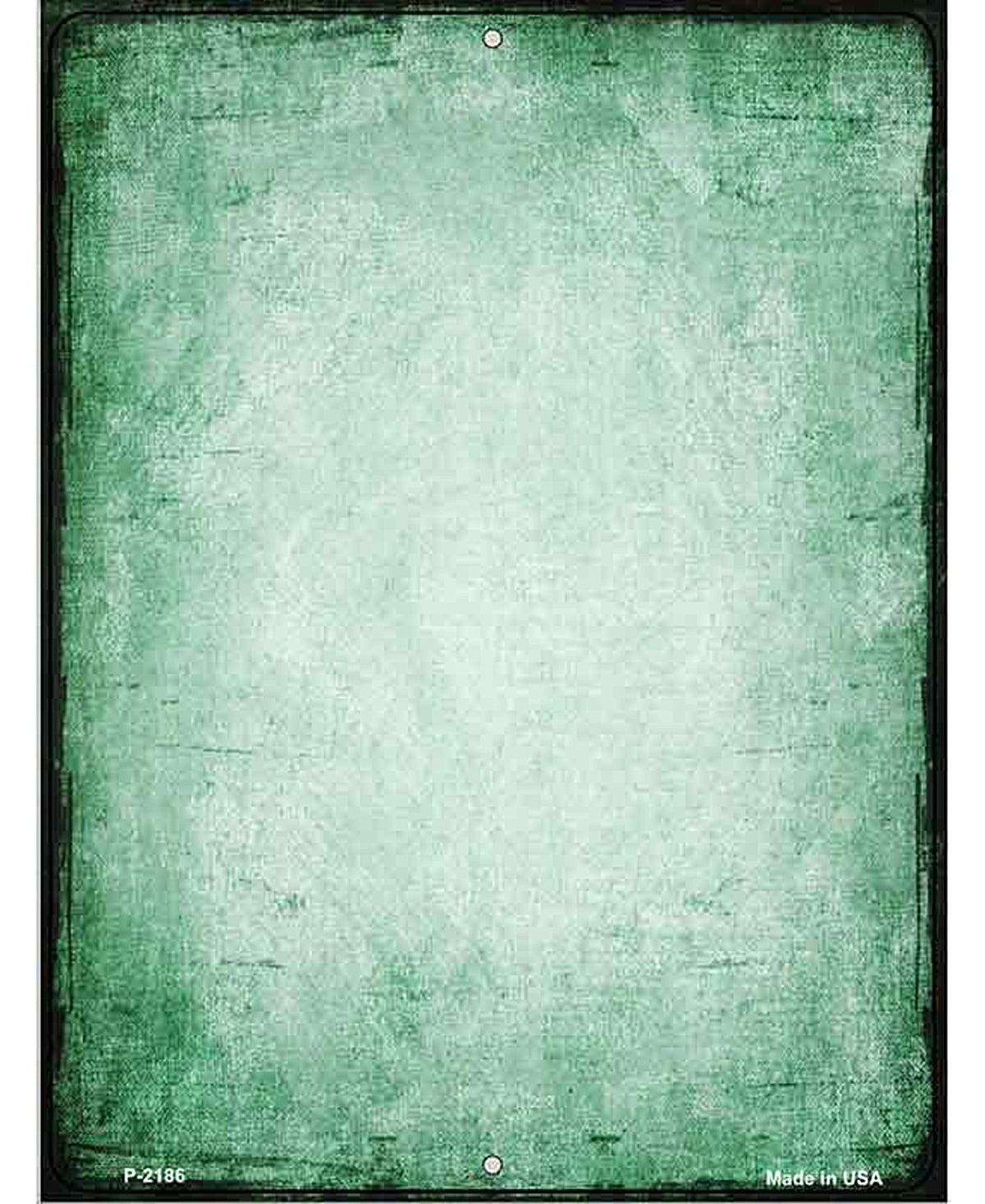 Distressed Green Metal Novelty Parking Sign