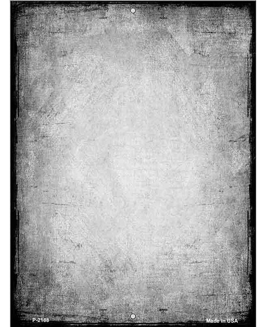 Distressed Grey Metal Novelty Parking Sign