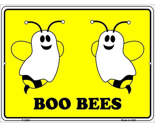 Boo Bees Metal Novelty Parking Sign