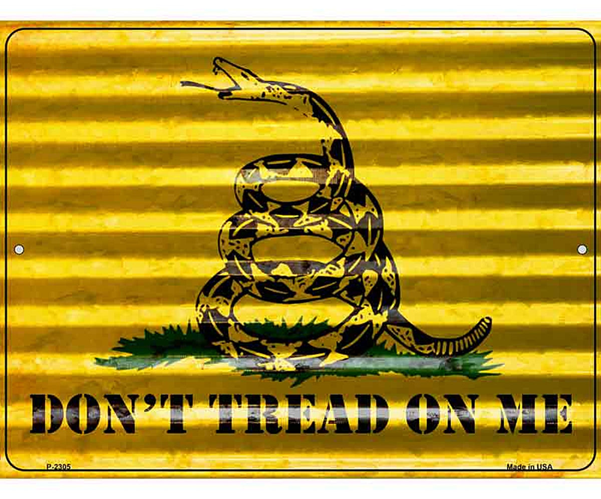 Dont Tread On Me Novelty Parking Sign
