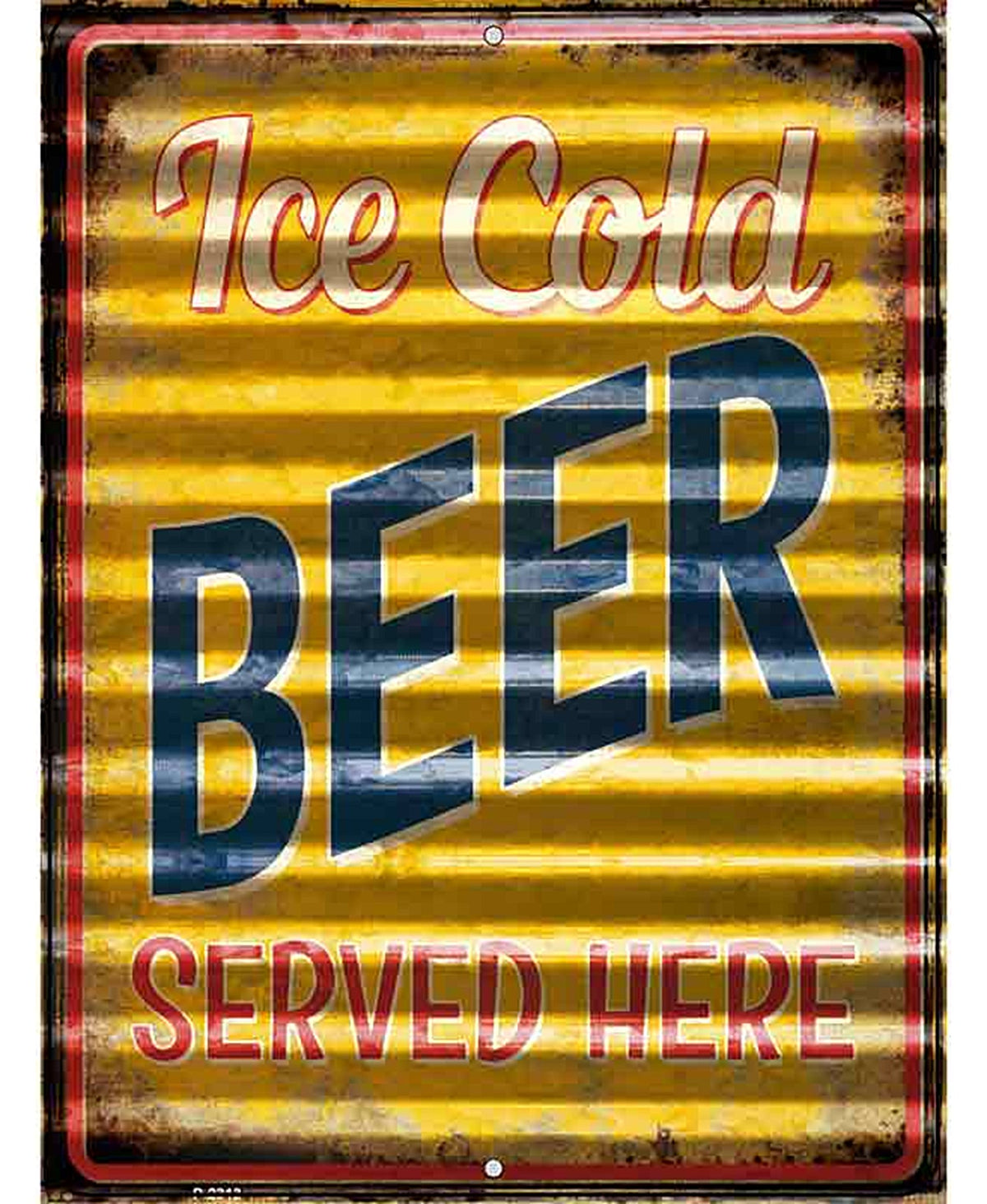 Ice Cold Beer Served Here Novelty Parking Sign P-2313