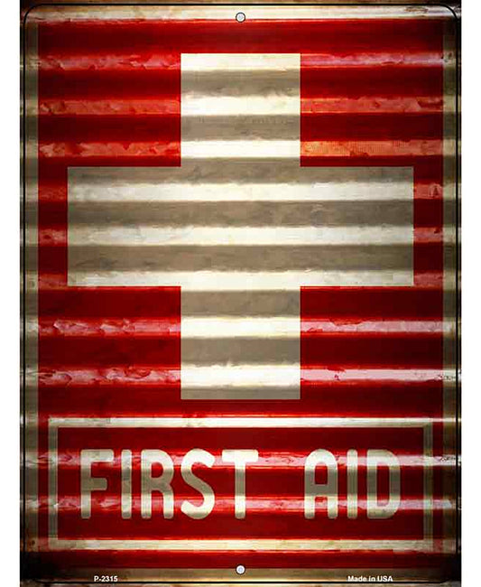 First Aid Novelty Parking Sign