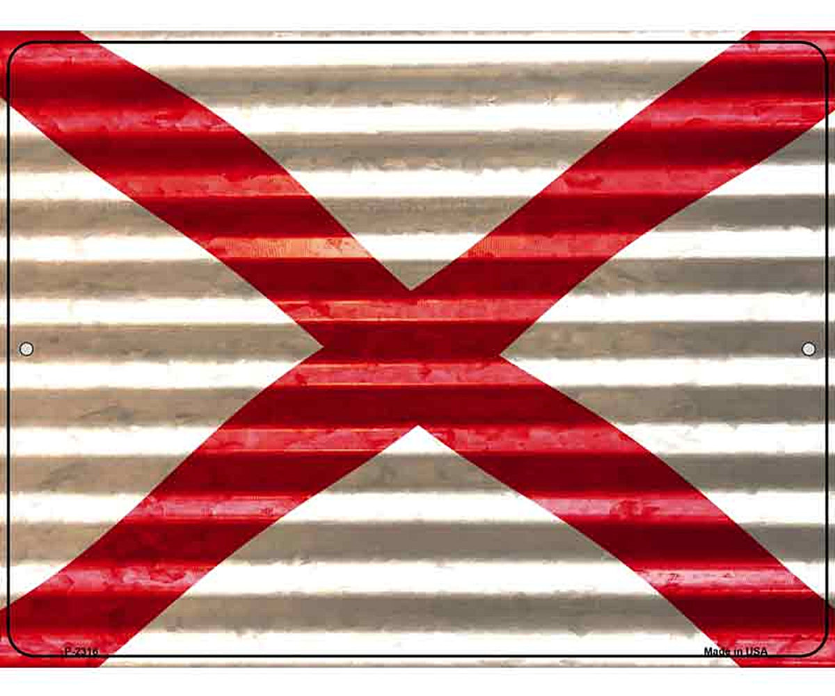 Alabama Flag Novelty Parking Sign