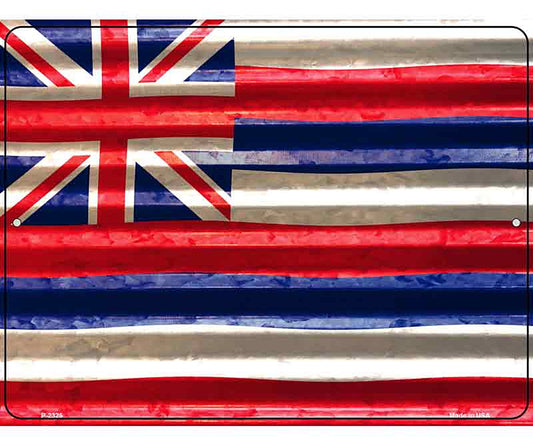 Hawaii Flag Novelty Parking Sign