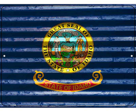 Idaho Flag Novelty Parking Sign