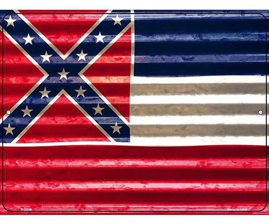 Mississippi Flag Novelty Parking Sign