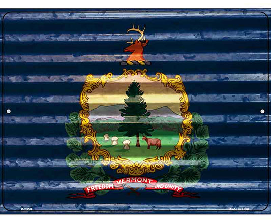 Vermont Flag Novelty Parking Sign