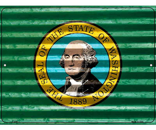 Washington Flag Novelty Parking Sign