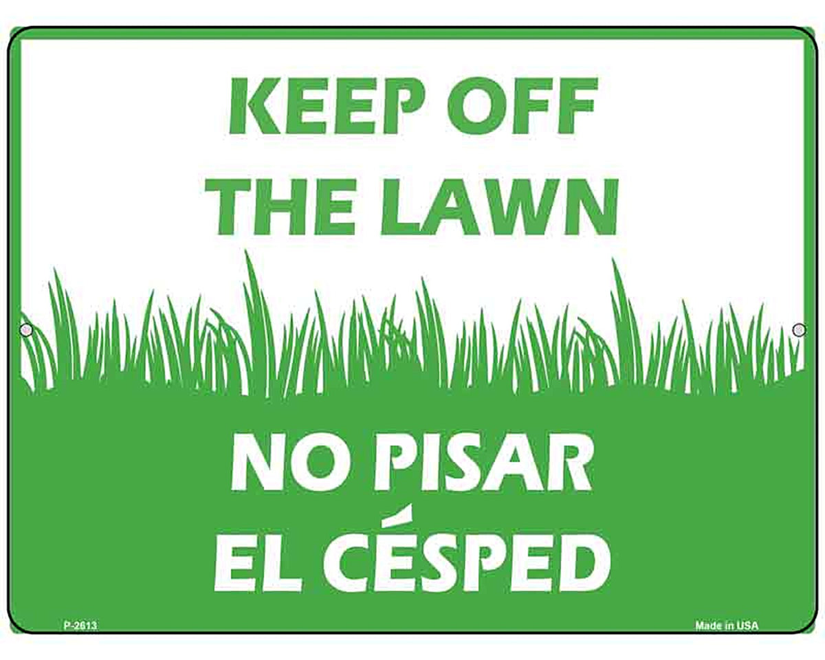 Keep Off The Lawn Novelty Parking Sign