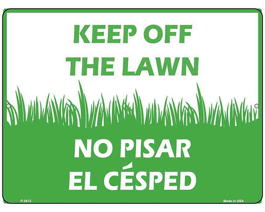 Keep Off The Lawn Novelty Parking Sign