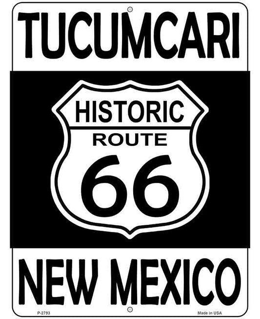 Tucumcari New Mexico Historic Route 66 Novelty Metal Parking Sign