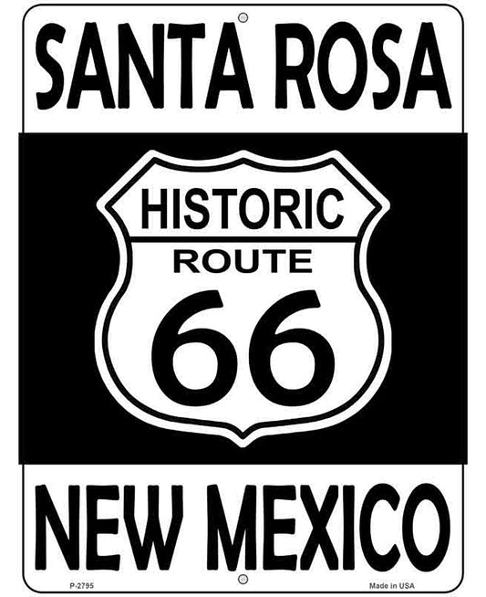 Santa Rosa New Mexico Historic Route 66 Novelty Metal Parking Sign