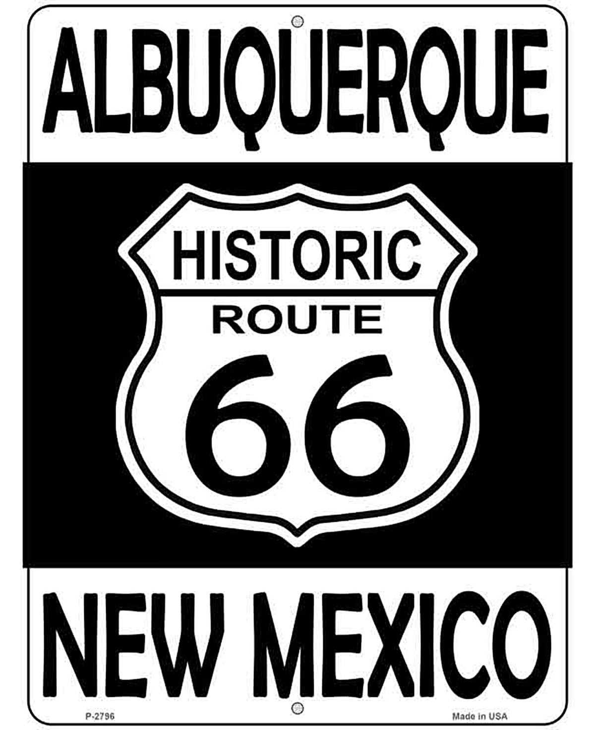 Albuquerque New Mexico Historic Route 66 Novelty Metal Parking Sign