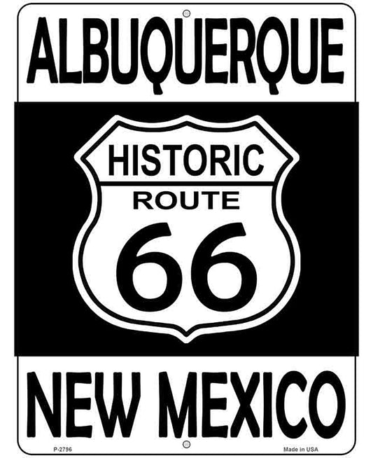 Albuquerque New Mexico Historic Route 66 Novelty Metal Parking Sign