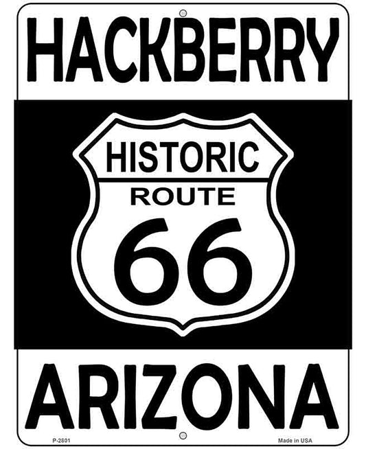 Hackberry Arizona Historic Route 66 Novelty Metal Parking Sign
