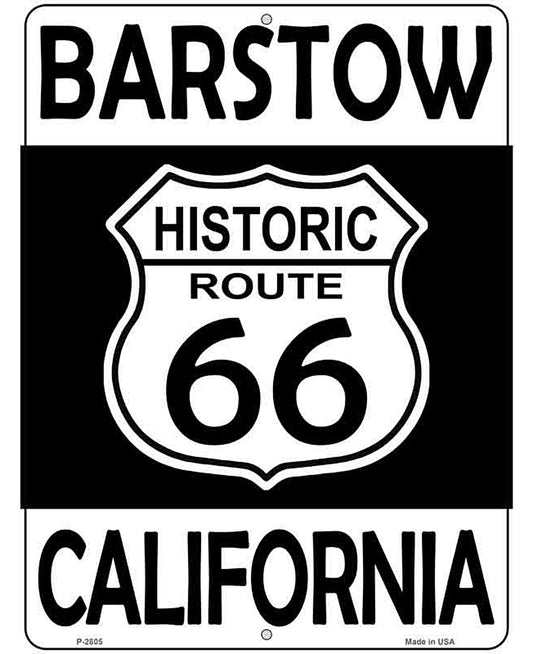 Barstow California Historic Route 66 Novelty Metal Parking Sign