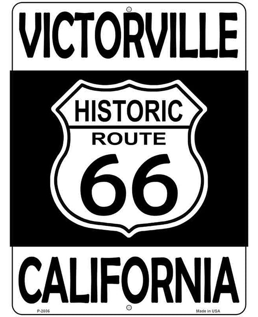 Victorville California Historic Route 66 Novelty Metal Parking Sign