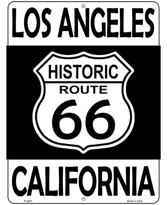 Los Angeles California Historic Route 66 Novelty Metal Parking Sign