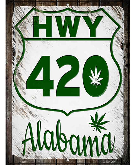 HWY 420 Alabama Novelty Metal Parking Sign