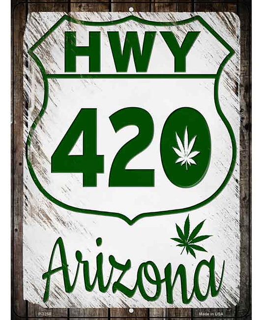 HWY 420 Arizona Novelty Metal Parking Sign